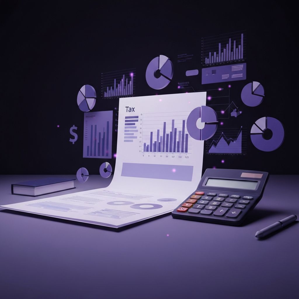 Cryptocurrency tax reporting and documentation concept