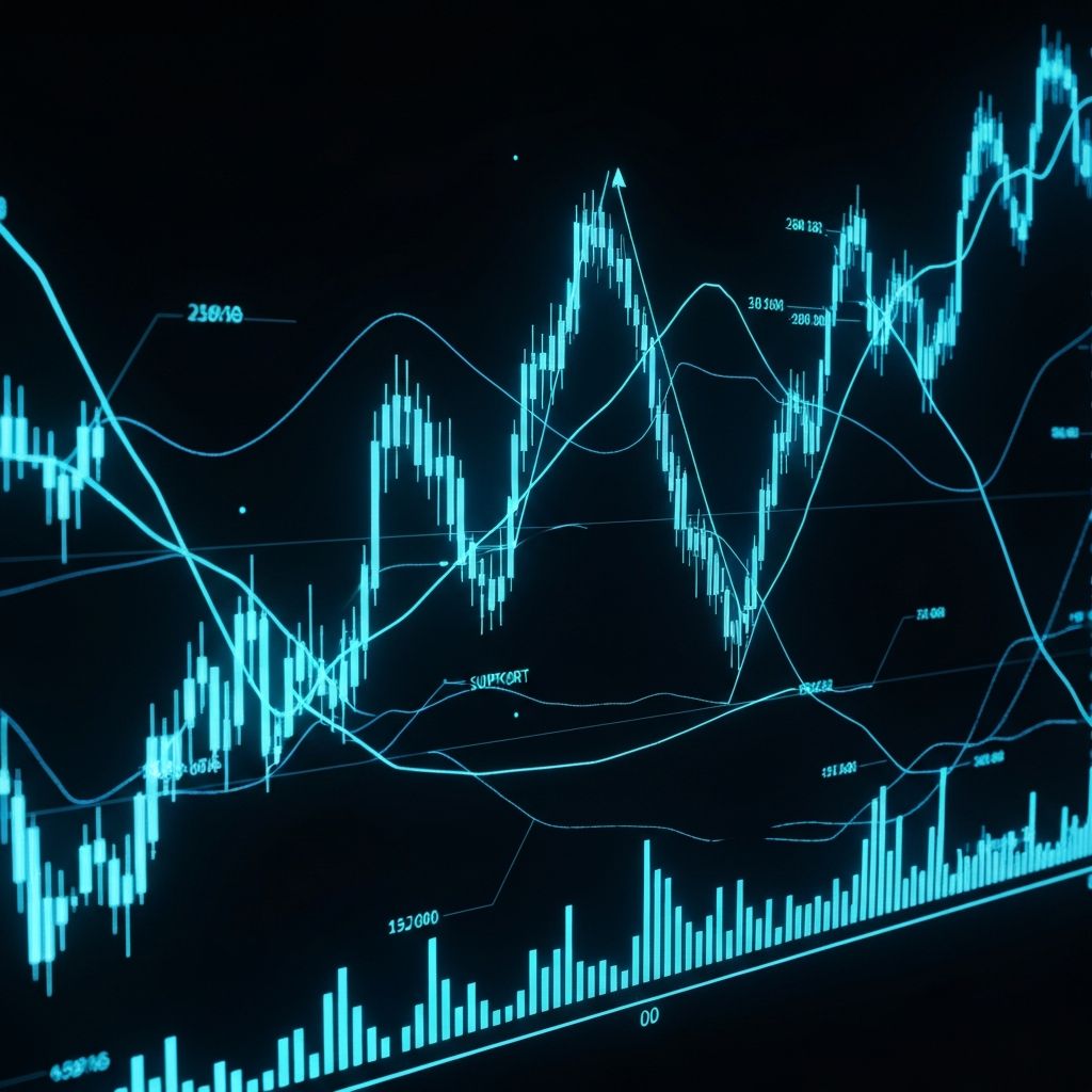 Technical analysis tools and chart patterns for cryptocurrency trading