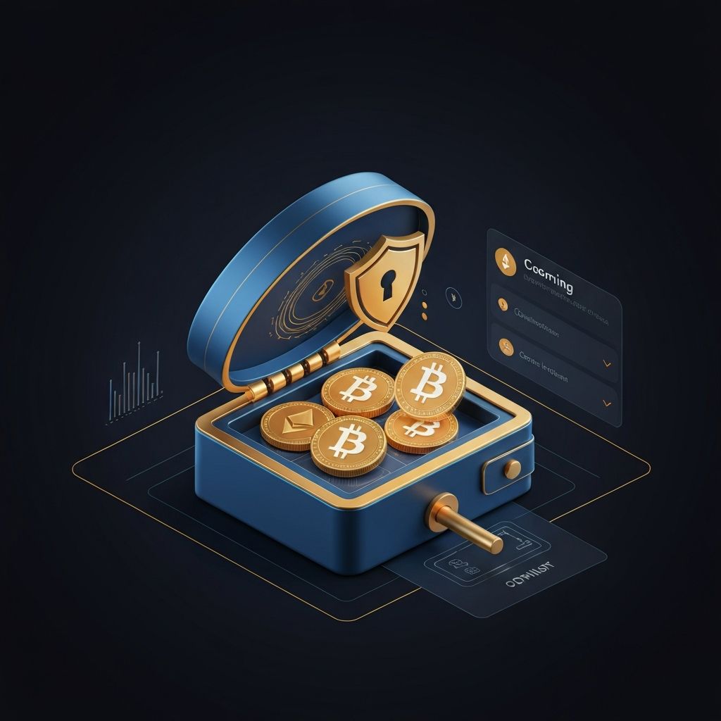 Cryptocurrency wallet deposit and secure receiving process